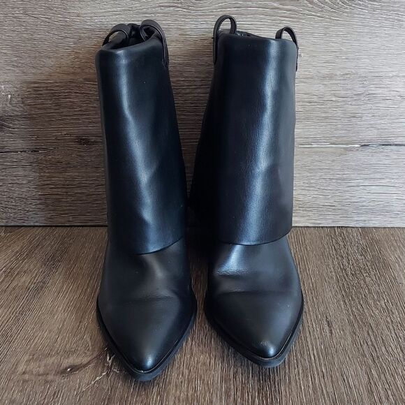 STEVE MADDEN Liddy Block Heel Bootie In Black Size 11 - Picture 2 of 10